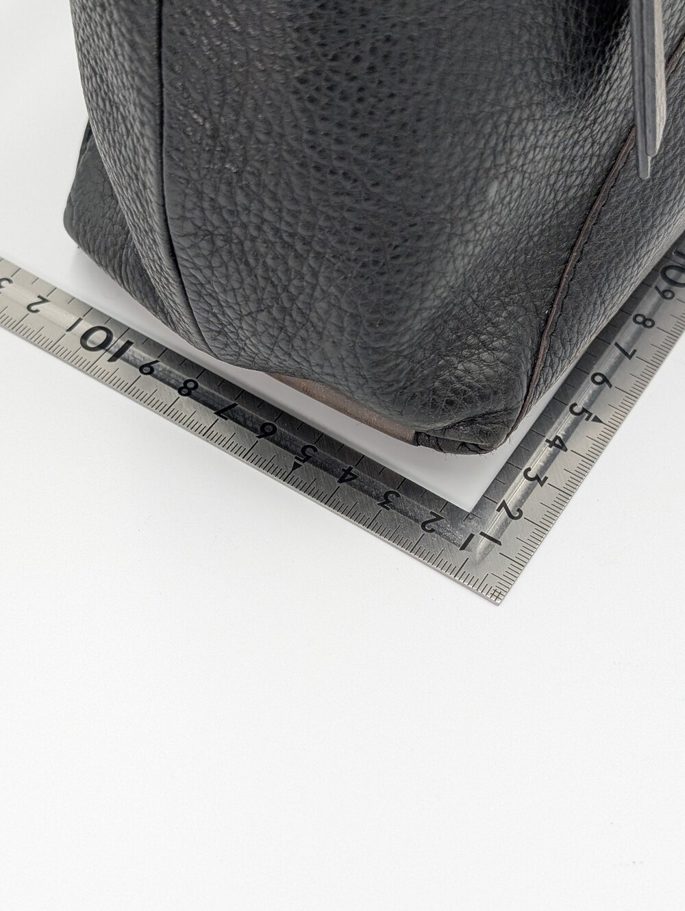 Radley Alpha Road Medium Shoulder Bag In Pebbled Black And Grey Leather - Picture 8 of 13